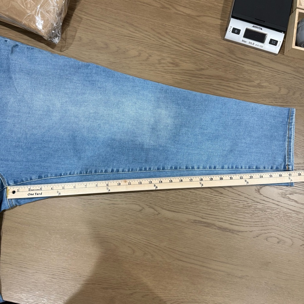 Good American High Rise Skinny Jeans Stretch Denim‎ Cropped Ankle Womens 20 26 - Picture 11 of 12